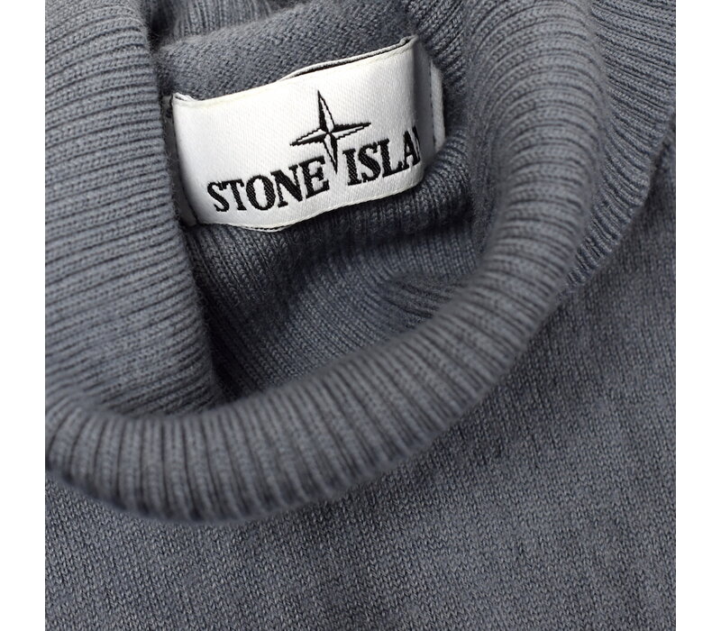 Stone Island blue light wool turtleneck knit XXL