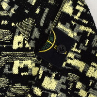 Stone Island twisted pixel camo crew neck knit XL
