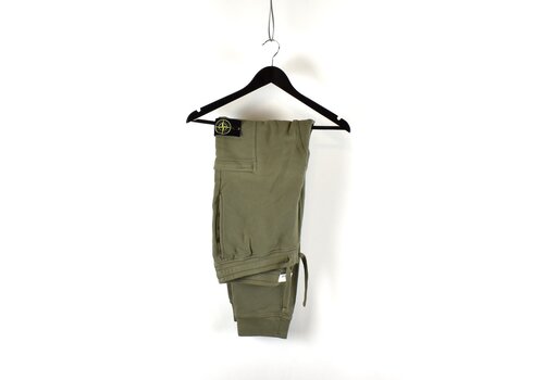 Stone Island Stone Island green cotton fleece sweat pants XL