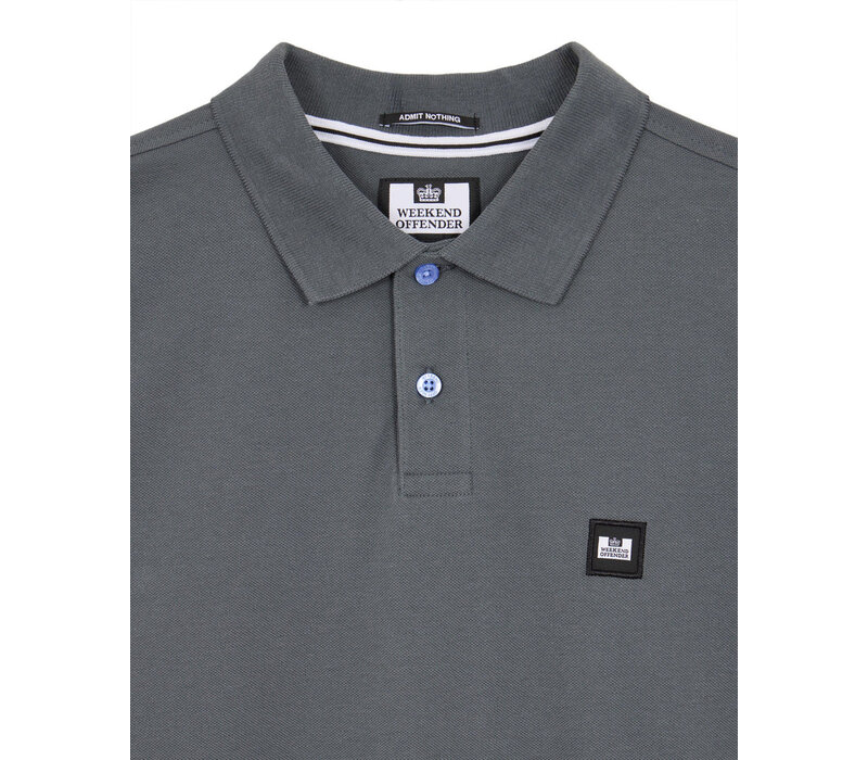 Weekend Offender Caneiros polo Zinc Grey