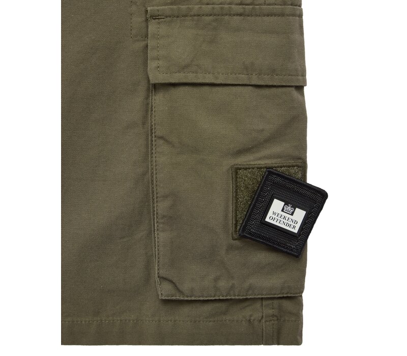 Weekend Offender Mascia cargo shorts Castle Green