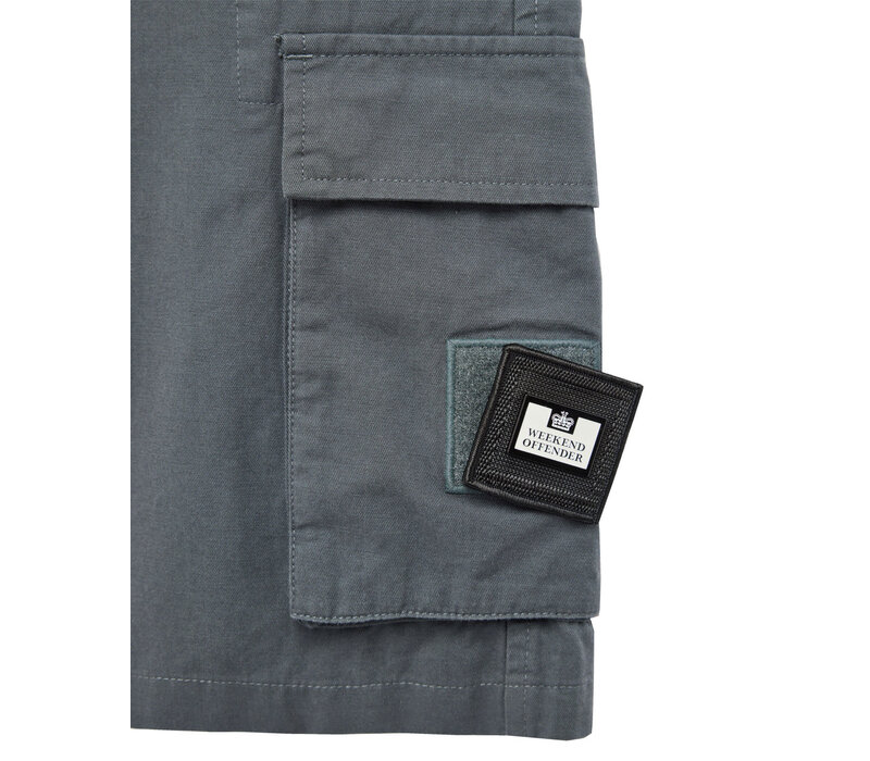 Weekend Offender Mascia cargo shorts Zinc Grey