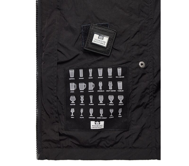 Weekend Offender Vinnie overshirt jacket Black