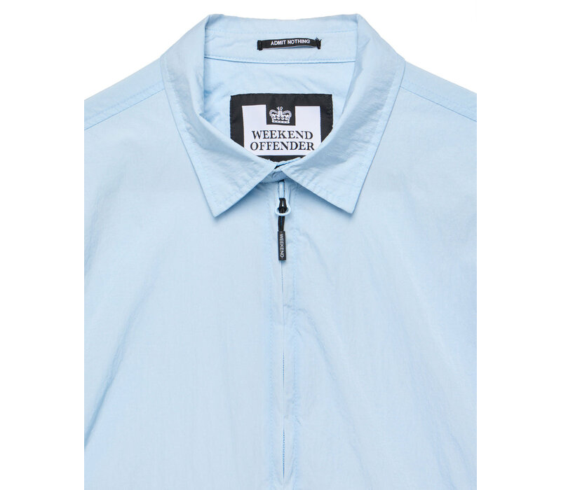 Weekend Offender Vinnie overshirt jacket Ocean Wave Blue