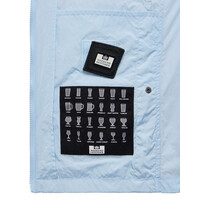 Weekend Offender Vinnie overshirt jacket Ocean Wave Blue