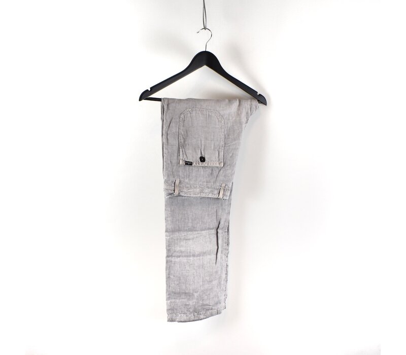 Stone Island grey linoflax linen summer pants 34