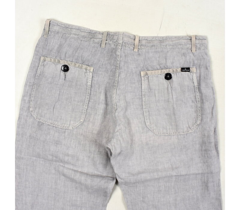 Stone Island grey linoflax linen summer pants 33