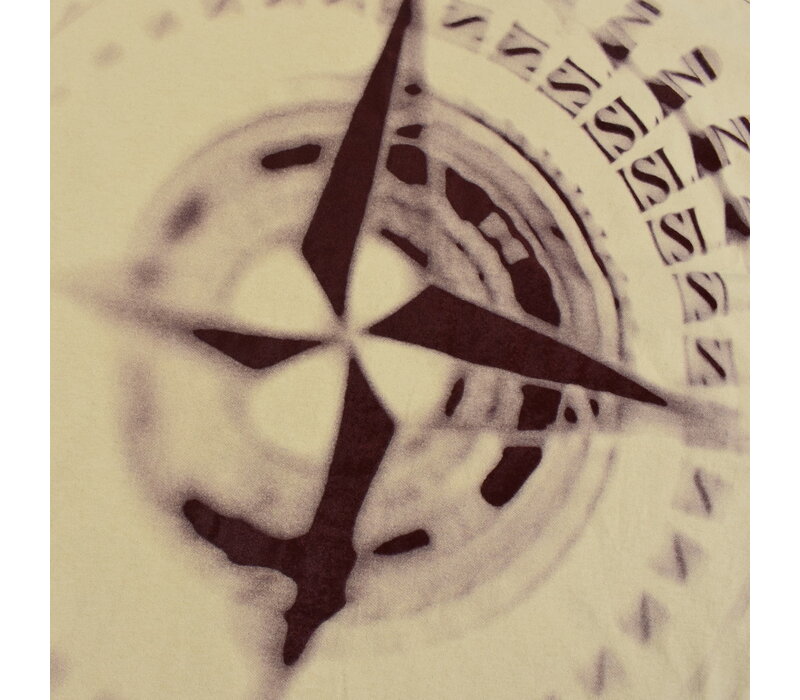 Stone Island beige graphic four print t-shirt XXL