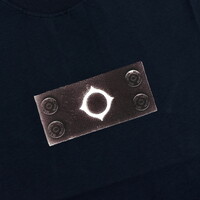 MA.STRUM trompe l'oeil badge print tee Ink Navy