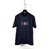 MA.STRUM MA.STRUM trompe l'oeil badge print tee Ink Navy