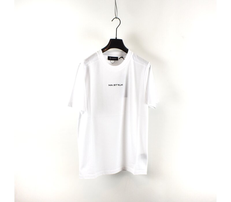 MA.STRUM logo print tee Optic White