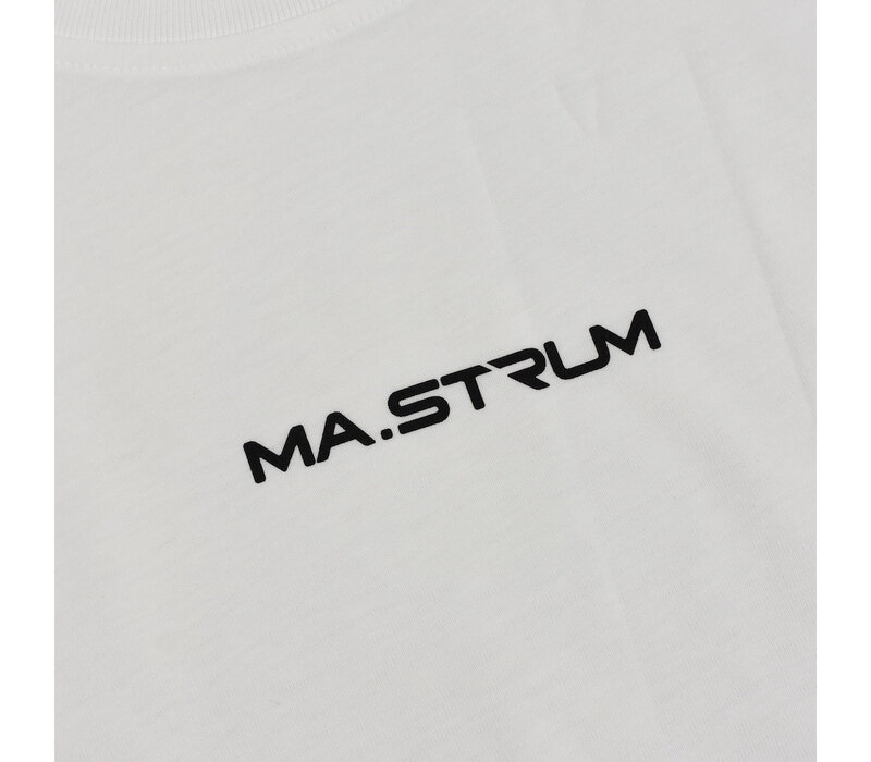 MA.STRUM logo print tee Optic White