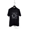 MA.STRUM MA.STRUM compass blueprint tee Jet Black