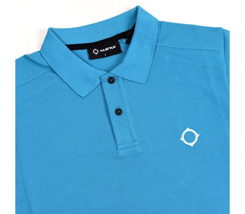 MA.STRUM SS pique polo Vallarta Blue
