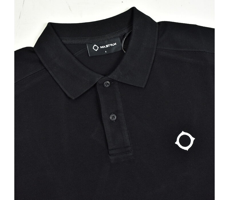 MA.STRUM SS pique polo Jet Black