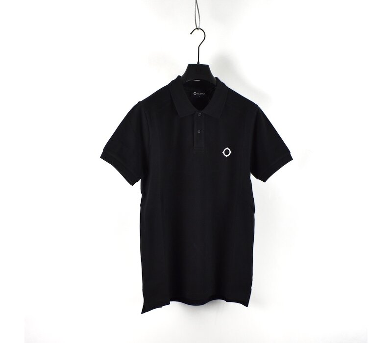 MA.STRUM SS pique polo Jet Black