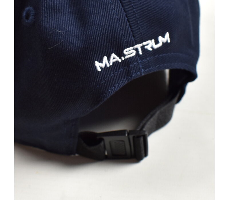 MA.STRUM cotton logo cap Ink Navy