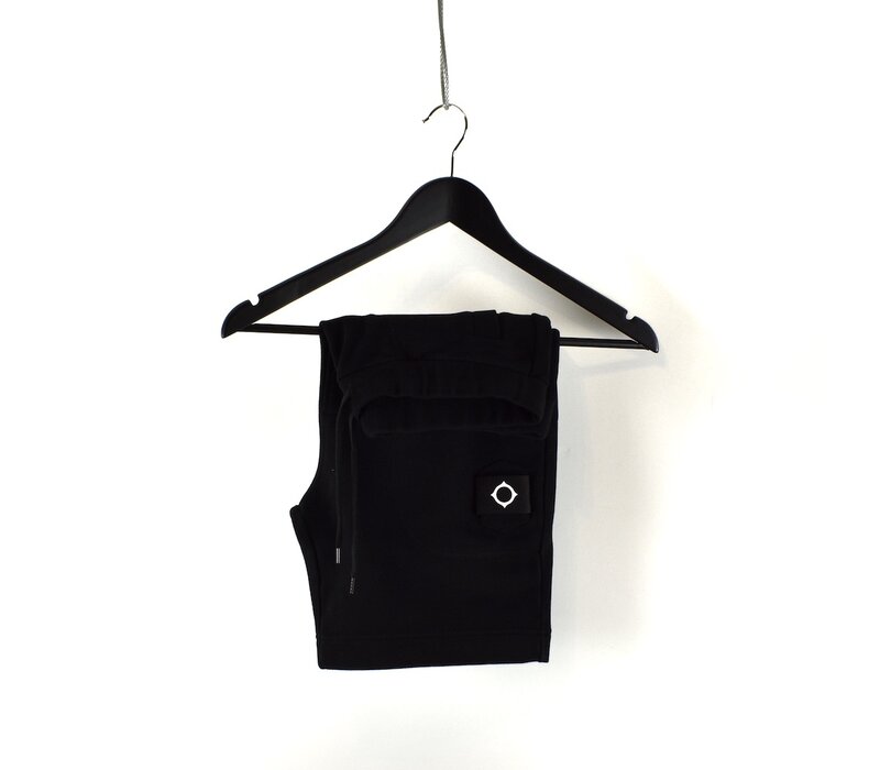 MA.STRUM edge pocket sweat short Jet Black