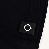 MA.STRUM edge pocket sweat short Jet Black