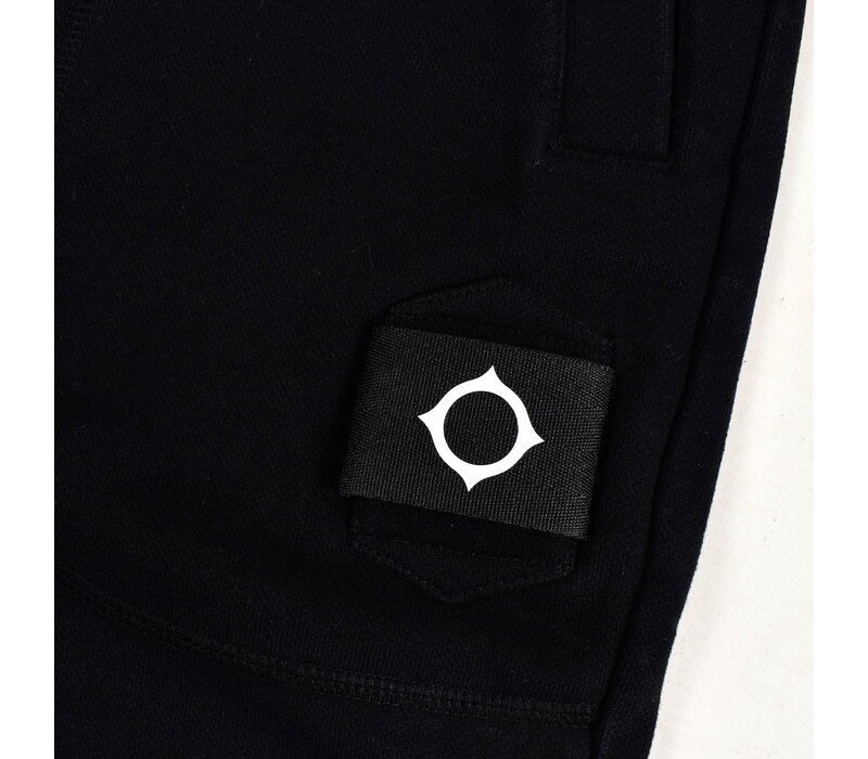 MA.STRUM edge pocket sweat short Jet Black