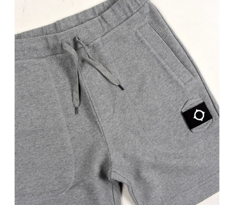 MA.STRUM edge pocket sweat short Grey Marl