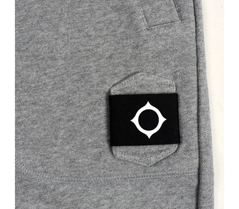 MA.STRUM edge pocket sweat short Grey Marl