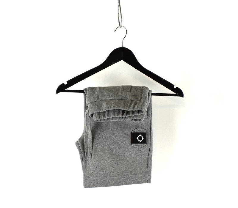 MA.STRUM edge pocket sweat short Grey Marl