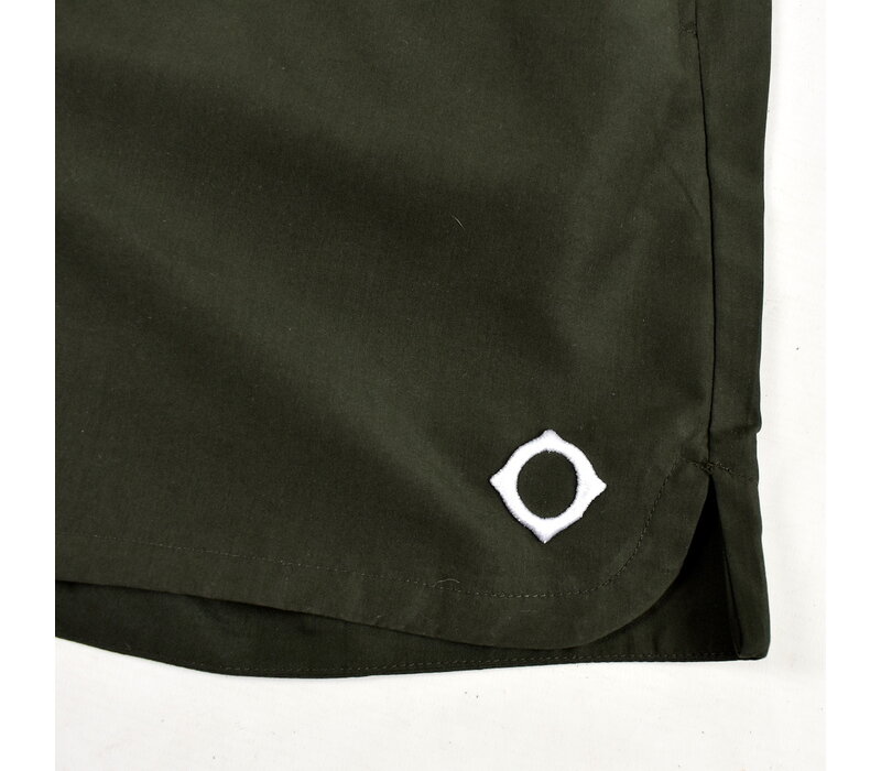 MA.STRUM icon swim short Oil Slick Green