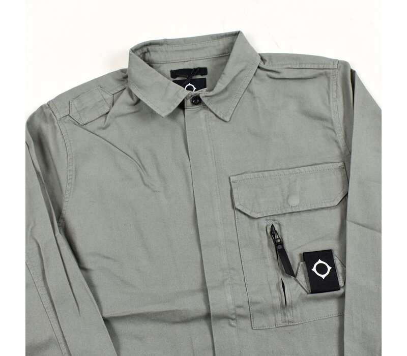 MA.STRUM cadet overshirt jacket Sedona Grey