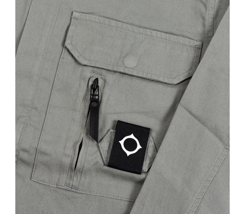 MA.STRUM cadet overshirt jacket Sedona Grey