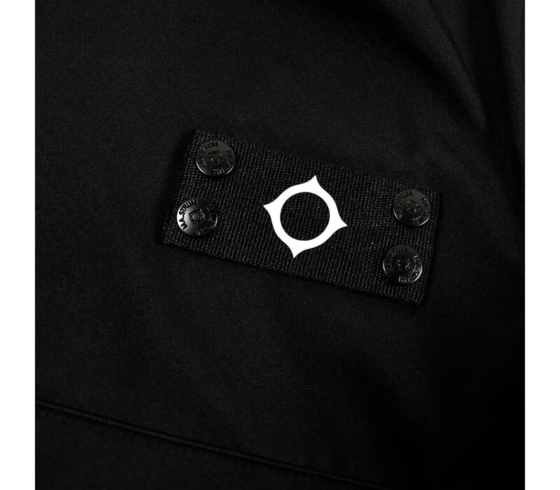 MA.STRUM infantry hooded softshell jacket Jet Black