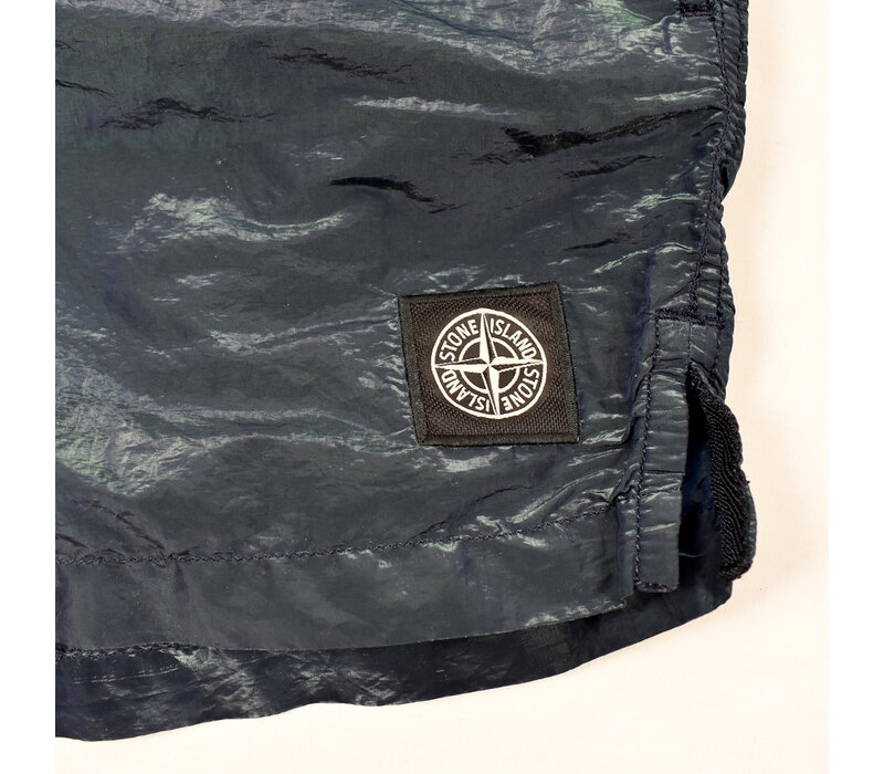 Stone Island blue nylon metal weft swim shorts XXL