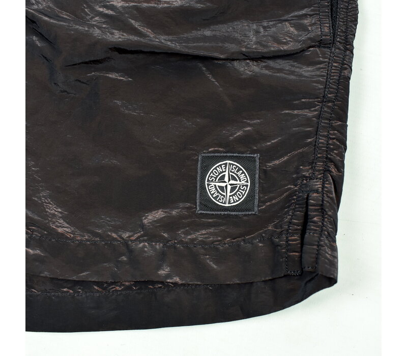 Stone Island red nylon metal weft swim shorts XXL