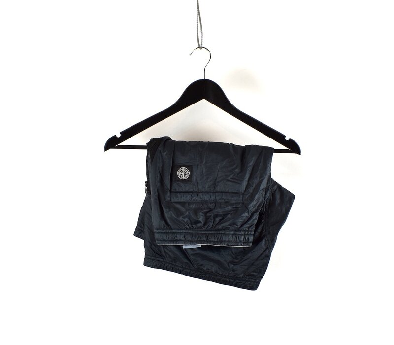 Stone Island green micro ripstop nylon shorts 36