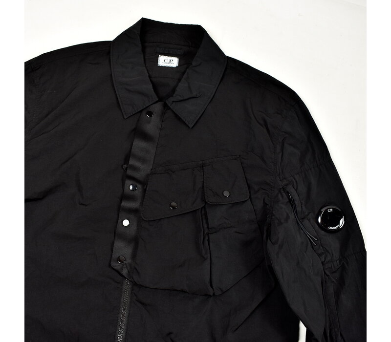 C.P. Company black chrome-r lens detail overshirt M