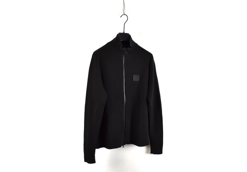 C.P. Company C.P. Company black full zip metropolis series knit 48