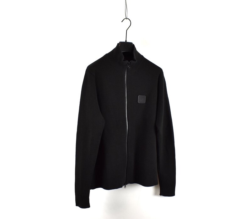 C.P. Company black full zip metropolis series knit 48