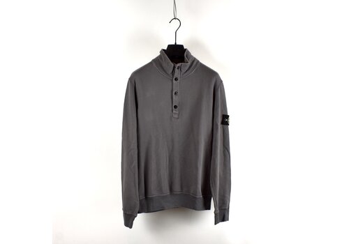 Stone Island Stone Island grey quarter neck fleece sweatshirt L