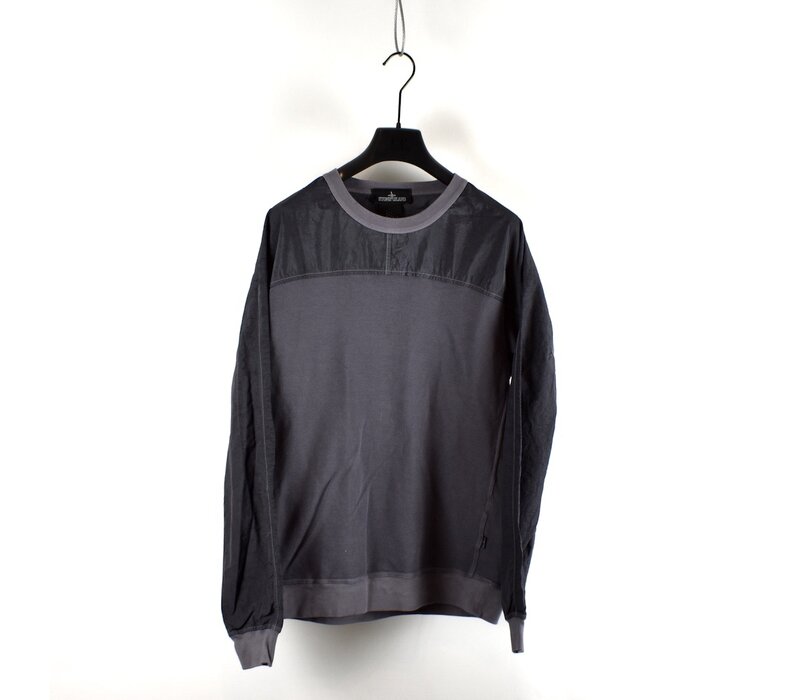 Stone Island shadow project grey crew neck sweatshirt M