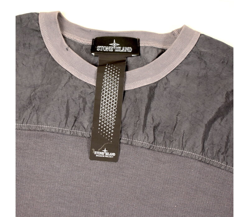 Stone Island shadow project grey crew neck sweatshirt M