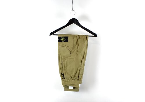 Stone Island Stone Island beige cotton re-t cargo trousers 33
