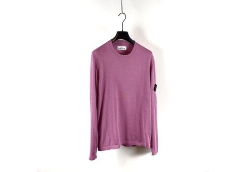 Stone Island Stone Island pink fine cotton crew neck knit M