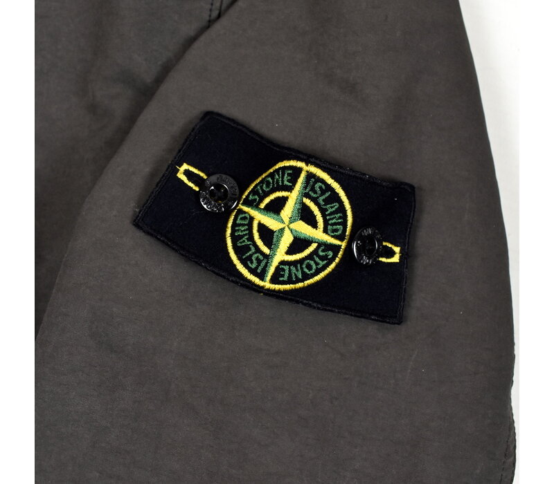 Stone Island brown david microfiber trench coat L
