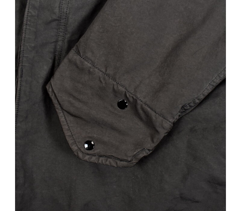 Stone Island brown david microfiber trench coat L