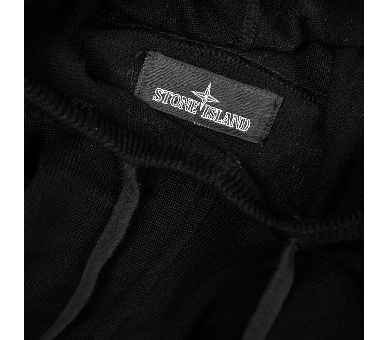 Stone Island shadow project black hooded wool knit M