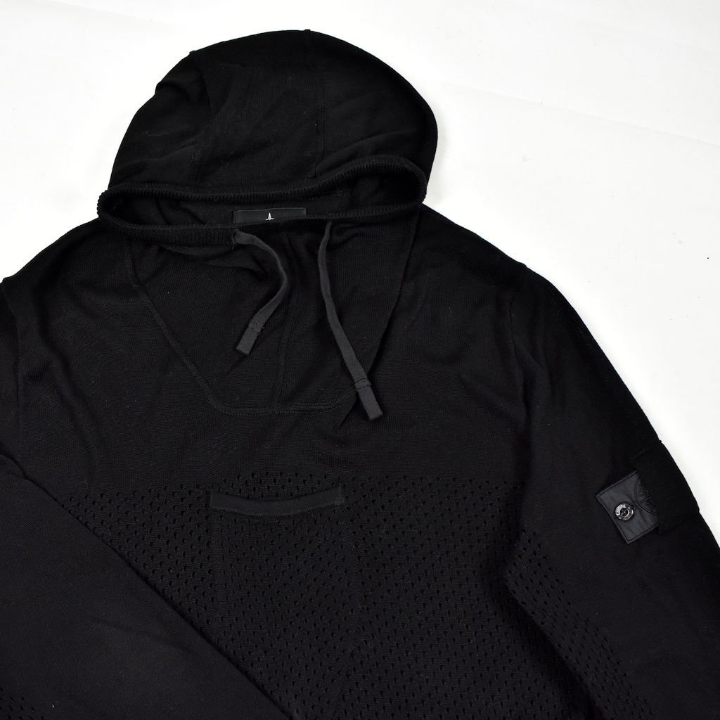 Stone Island shadow project black crew neck sweatshirt M