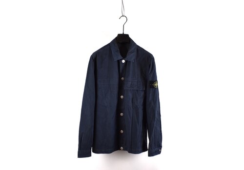 Stone Island Stone Island navy twill cotton button down overshirt jacket M
