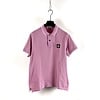 Stone Island Stone Island pink cotton pique short sleeve patch program polo shirt XL
