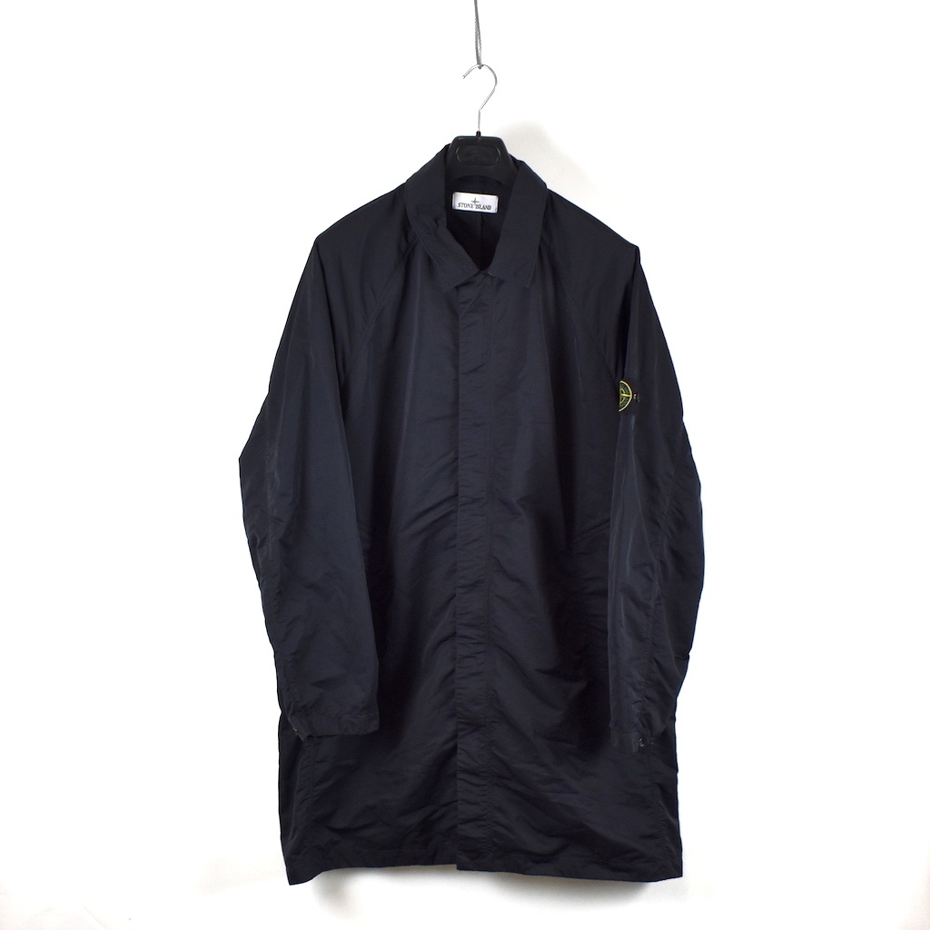 Stone Island black hyper dense nylon raso car coat XXL