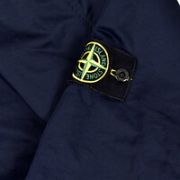 Stone Island navy hyper dense nylon raso car coat XXL